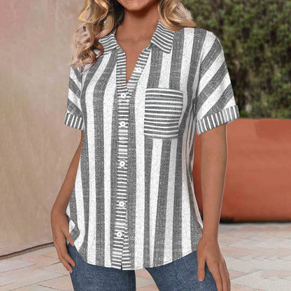 Mara – Relaxed Stripe Shirt