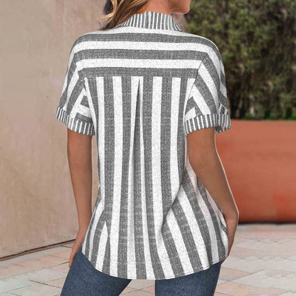 Mara – Relaxed Stripe Shirt