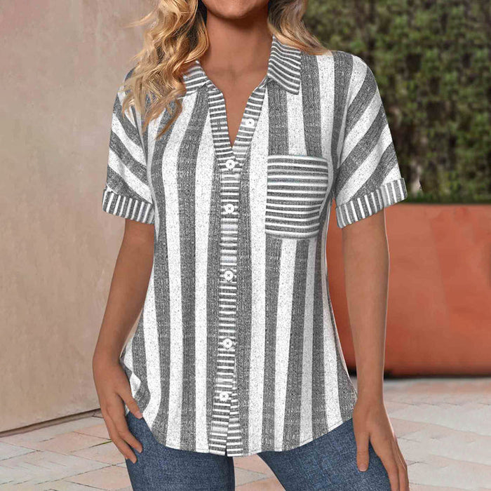 Mara – Relaxed Stripe Shirt