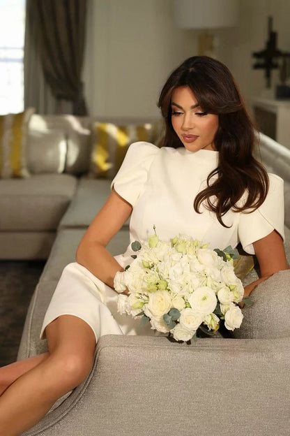 Celestine – Petal Sleeve Mini Dress