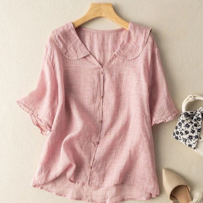 Clara – Linen Blouse