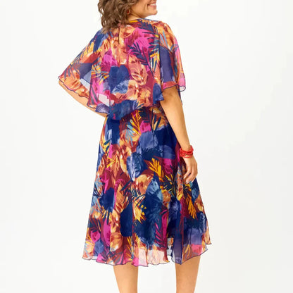 Mira – Chiffon Midi Dress