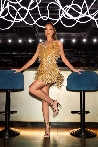 Avianne – Radiant Fringe Mini Dress