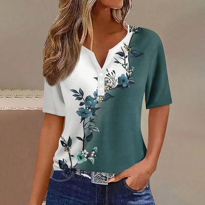 Aveline – Floral Panel Blouse