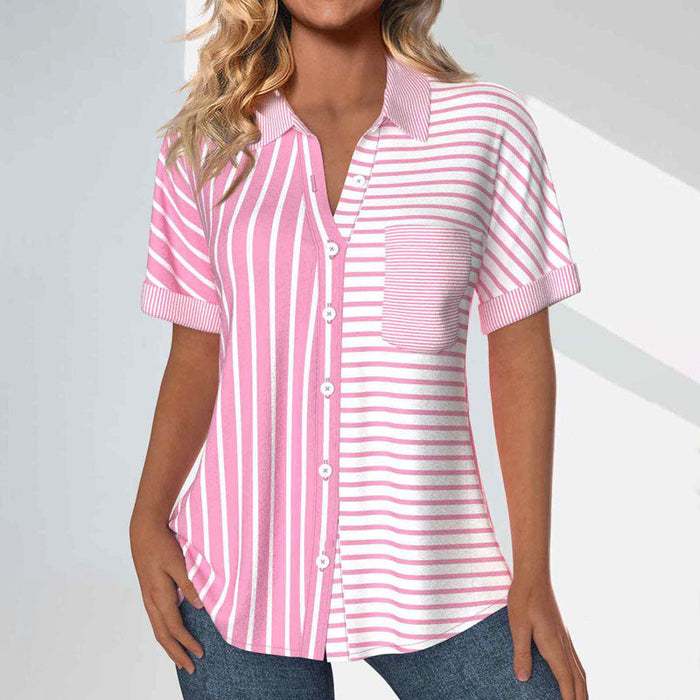 Sienna – Striped Button Shirt