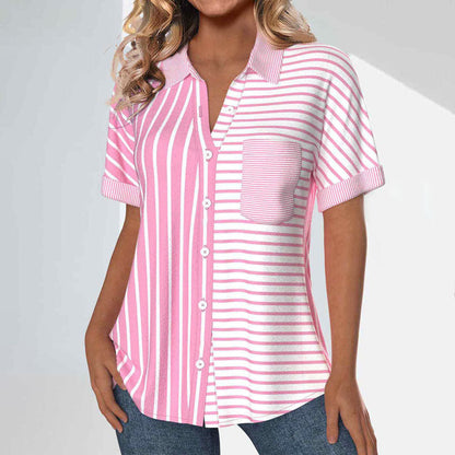Sienna – Striped Button Shirt