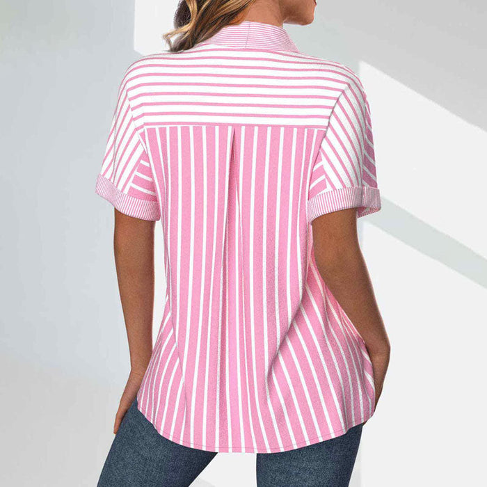 Sienna – Striped Button Shirt