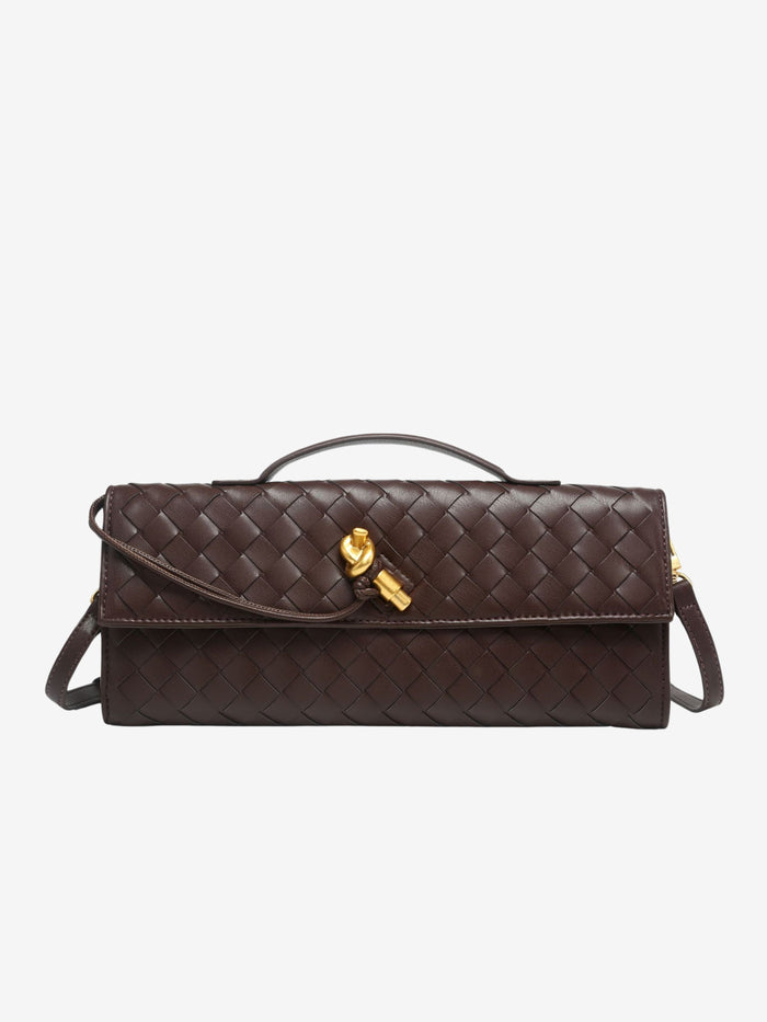 Camila | Luxe Slim Woven Clutch
