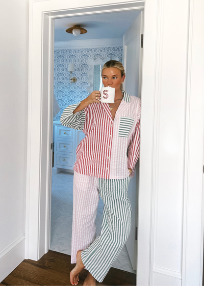 Ivy - Striped Pyjama Set