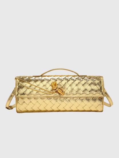 Camila | Luxe Slim Woven Clutch