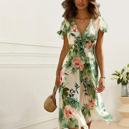 Brielle – Garden Bloom Midi Dress