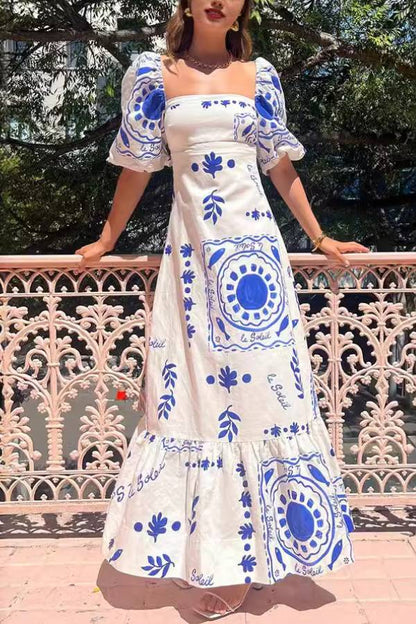 Maribel – Bold Bloom Maxi Dress