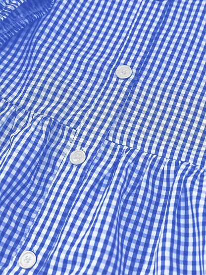 Mirette – Gingham Tiered Dress