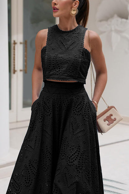 Mirella – Embroidered Co-Ord Set