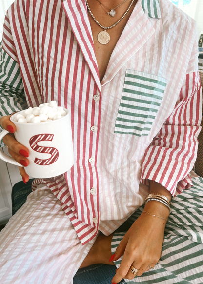 Ivy - Striped Pyjama Set