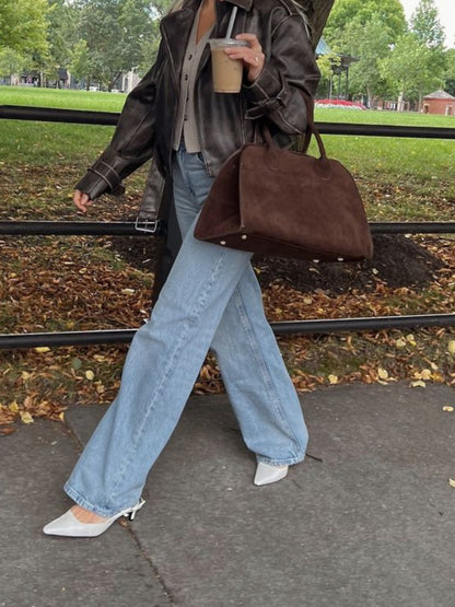 Luisa | Minimalist Suede Everyday Bag