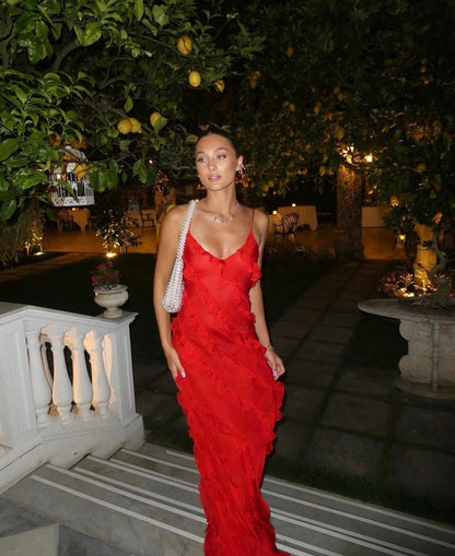 Rosaria – Ruffled Maxi Dress
