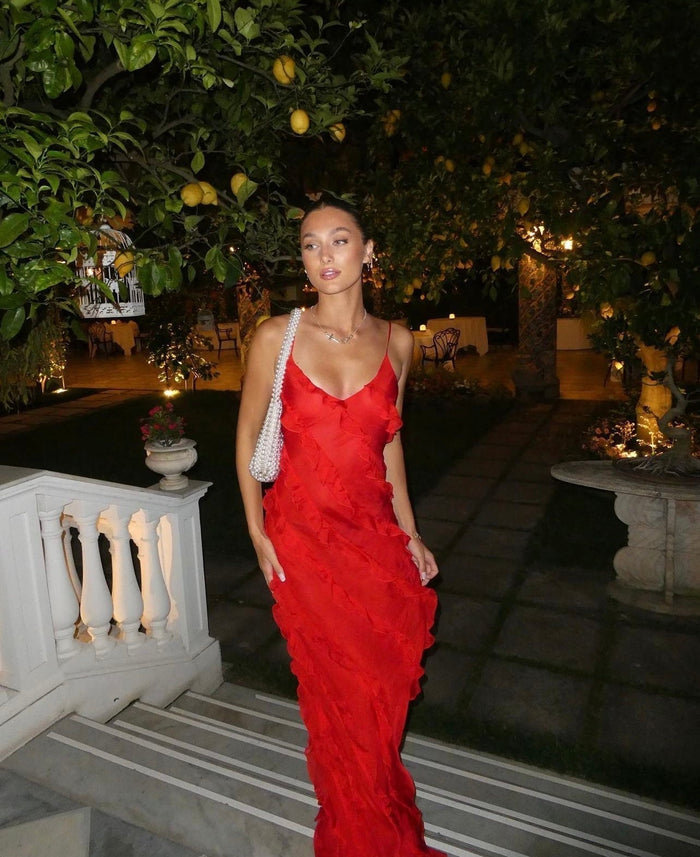 Rosaria – Ruffled Maxi Dress