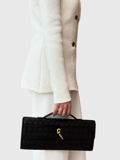 Camila | Luxe Slim Woven Clutch