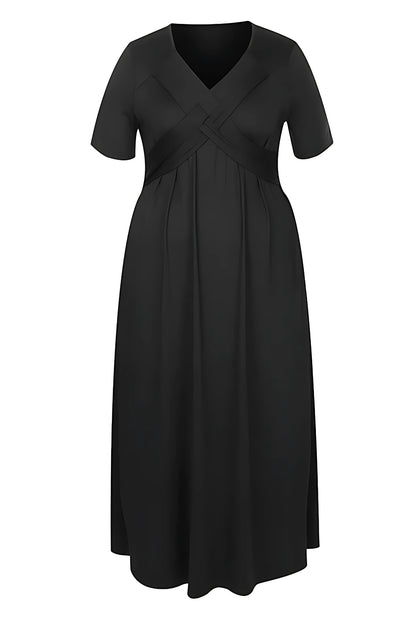Luna – Elegant V-Neck Dress