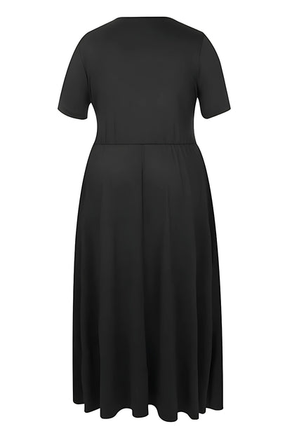Luna – Elegant V-Neck Dress