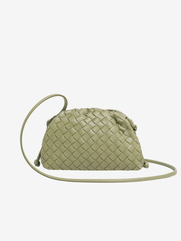 Heleina | Sleek Braided Crossbody Bag