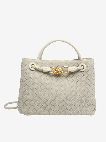 Malia | Textured Compact Woven Crossbody