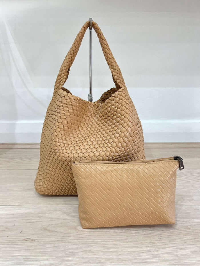 Luna | Chic Oversized Woven Hobo Bag