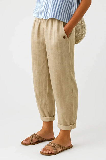 Elara Linen Trousers