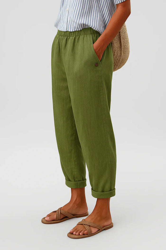 Elara Linen Trousers