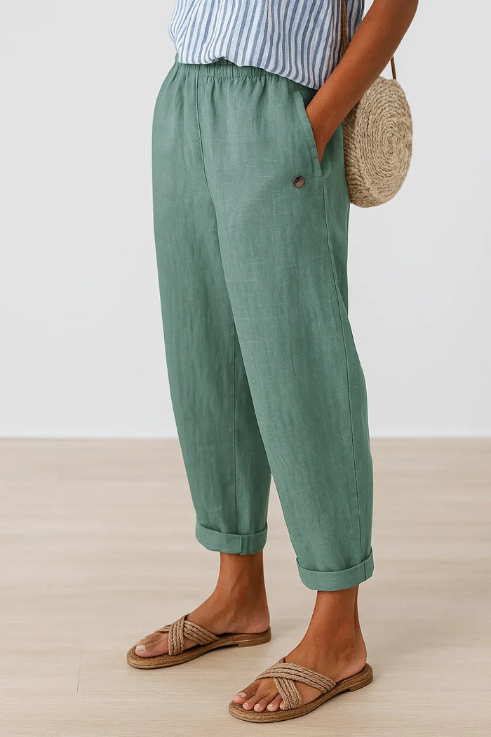 Elara Linen Trousers