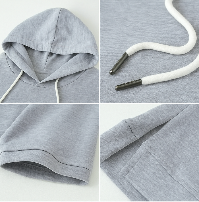 Lila – Short Sleeve Relaxed Hoodie