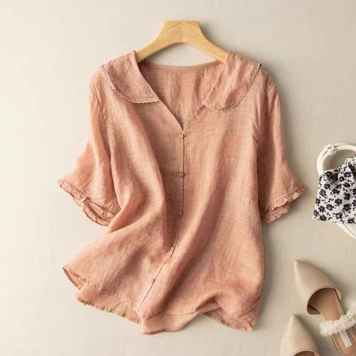 Clara – Linen Blouse