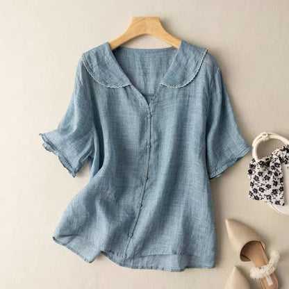 Clara – Linen Blouse