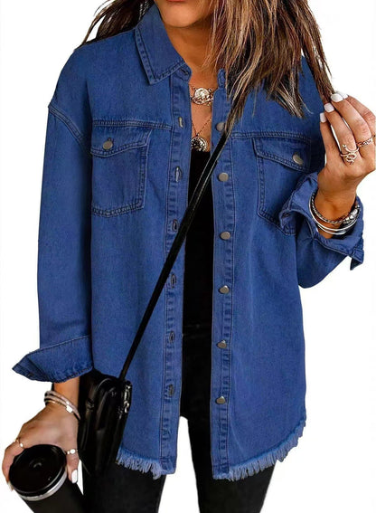 Cara | Everyday Denim Shirt Jacket