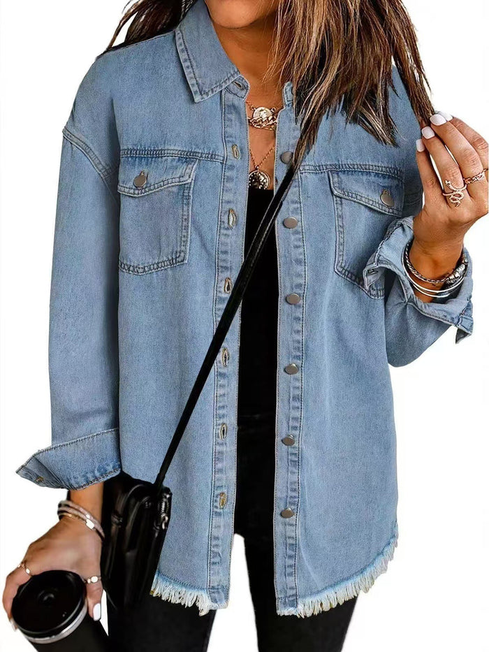 Cara | Everyday Denim Shirt Jacket