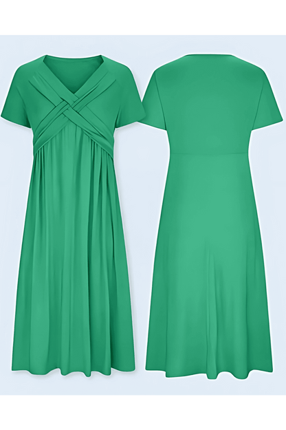 Luna – Elegant V-Neck Dress