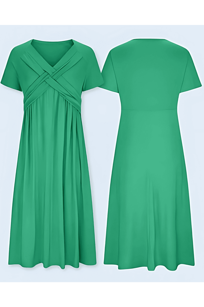 Luna – Elegant V-Neck Dress