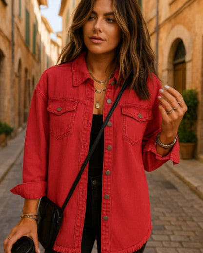 Cara | Everyday Denim Shirt Jacket