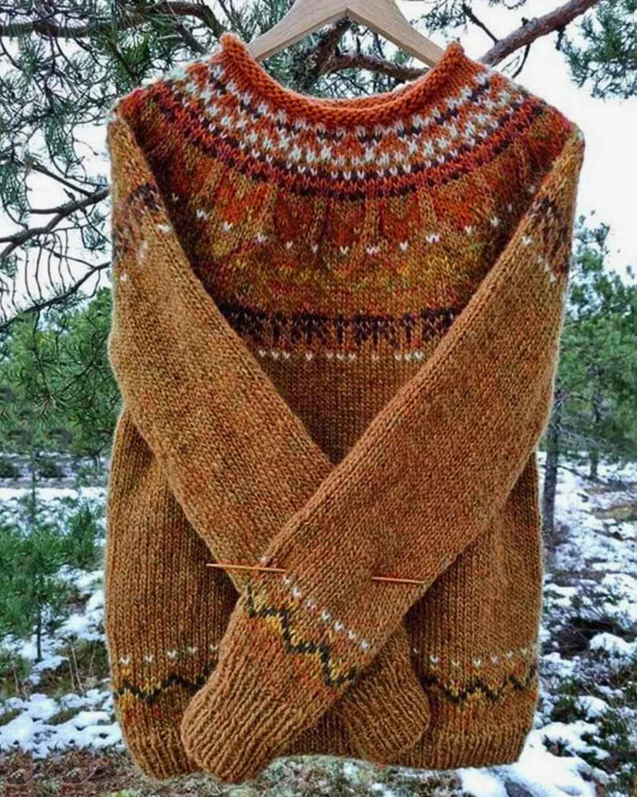 FREYA | NORDIC KNIT SWEATER