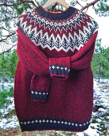 FREYA | NORDIC KNIT SWEATER