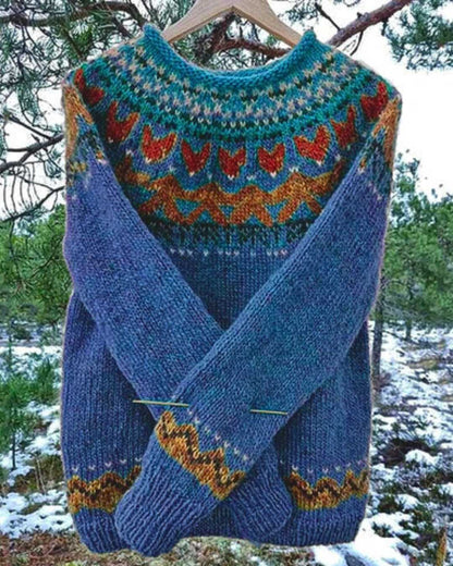 FREYA | NORDIC KNIT SWEATER