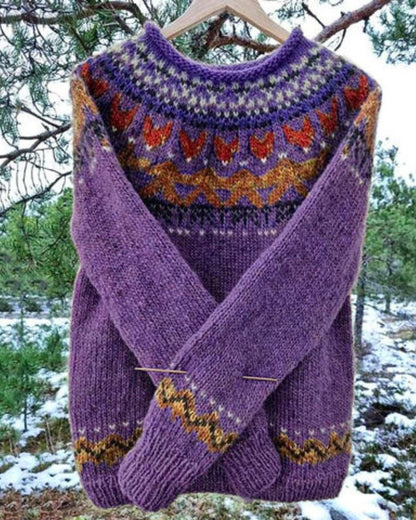 FREYA | NORDIC KNIT SWEATER