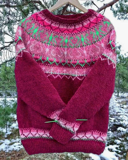 FREYA | NORDIC KNIT SWEATER