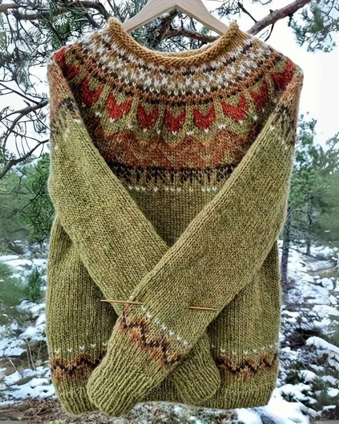 FREYA | NORDIC KNIT SWEATER