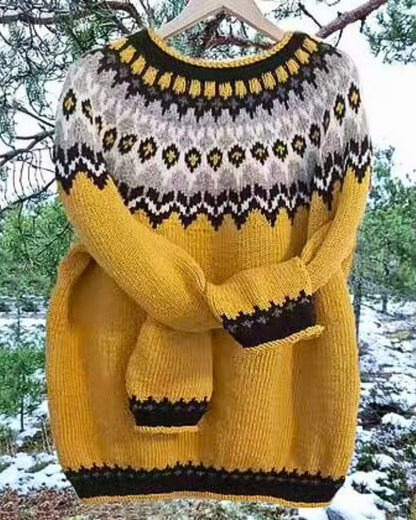 FREYA | NORDIC KNIT SWEATER