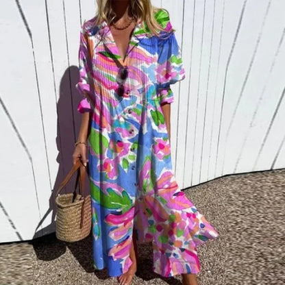 Amaya - Luxe Spring Boho Maxi Dress