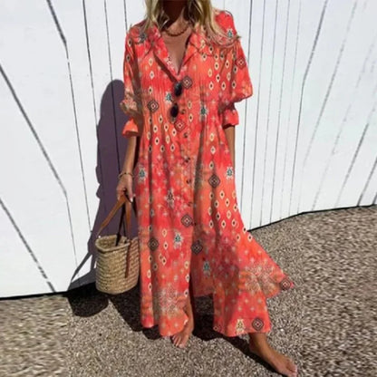 Amaya - Luxe Spring Boho Maxi Dress