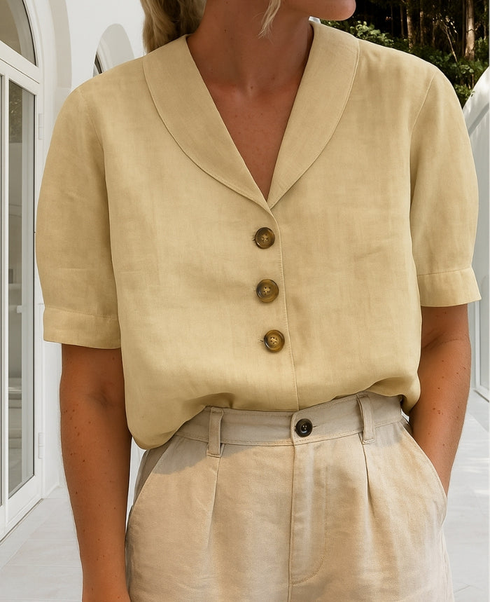 Celia Linen Blouse