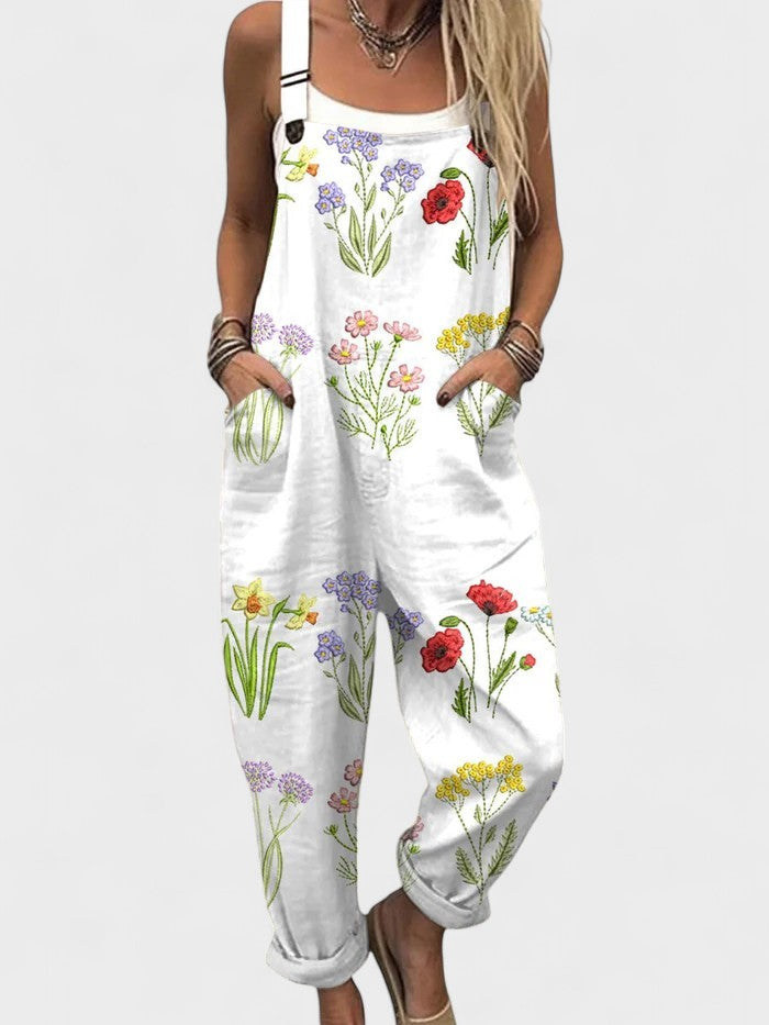 Wildflower Garden Dungarees
